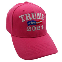 Trump 2024 Hat (Flag Bill, Black, Pink, Red, and Camo)