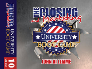 Closing and Marketing University Boot Camp MP3s Plus Bonus Making Capitalism Great Again Book