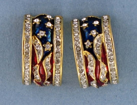 Red, White and Blue Earrings