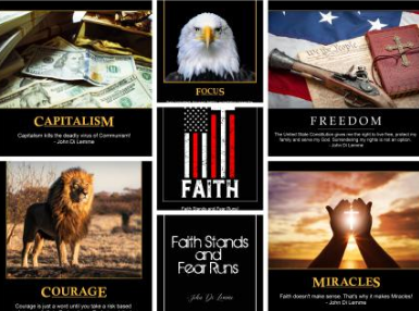 11 x 14 Poster Set Featuring Quotes by John Di Lemme (7 posters included)