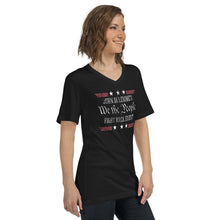We The People Fight Back Event Short Sleeve V-Neck T-Shirt